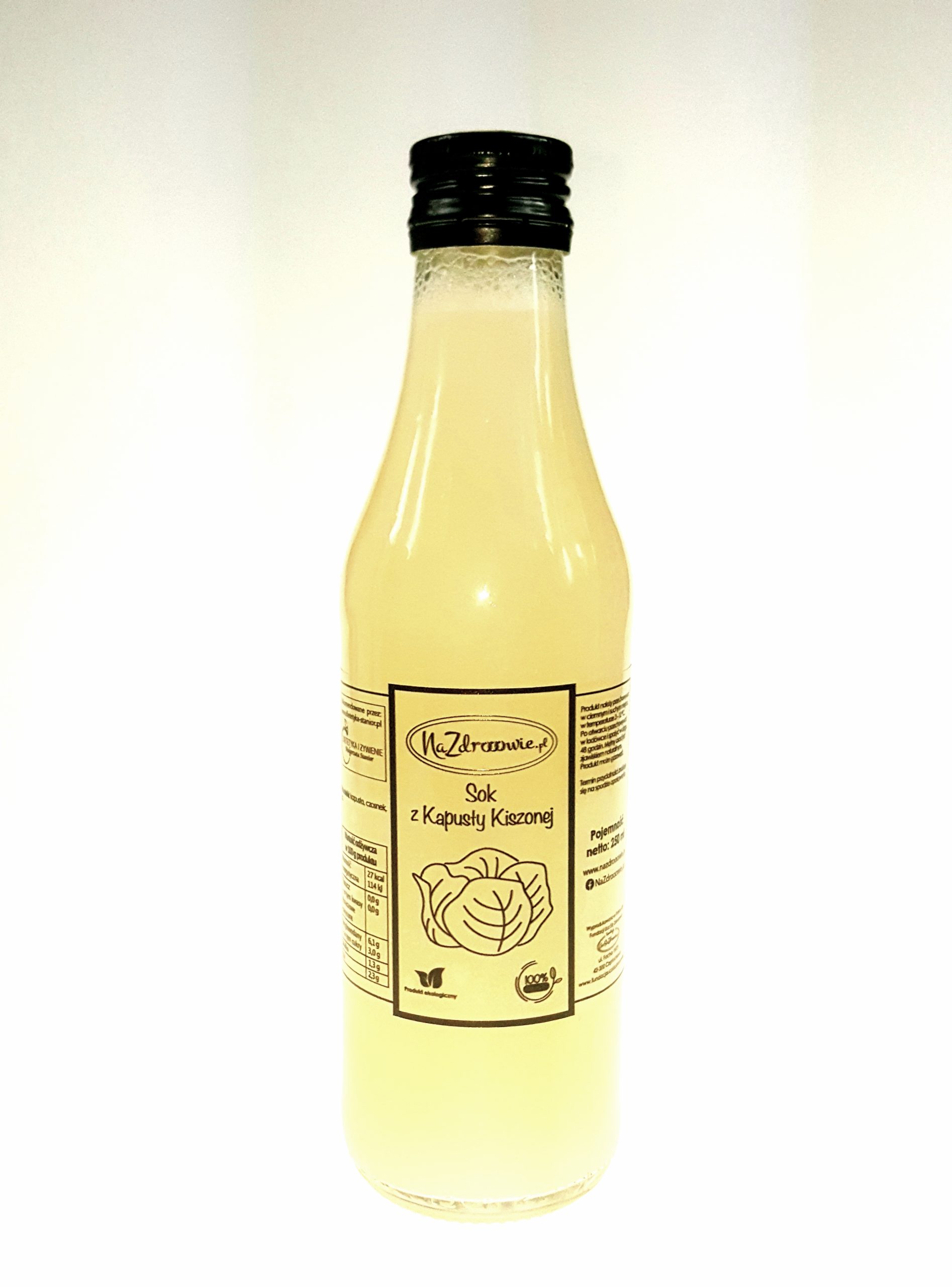 Zestaw 3 Soków z Kapusty Kiszonej: Białej, Czerwonej i Rubinowej - 3 x 250 ml - obrazek 2