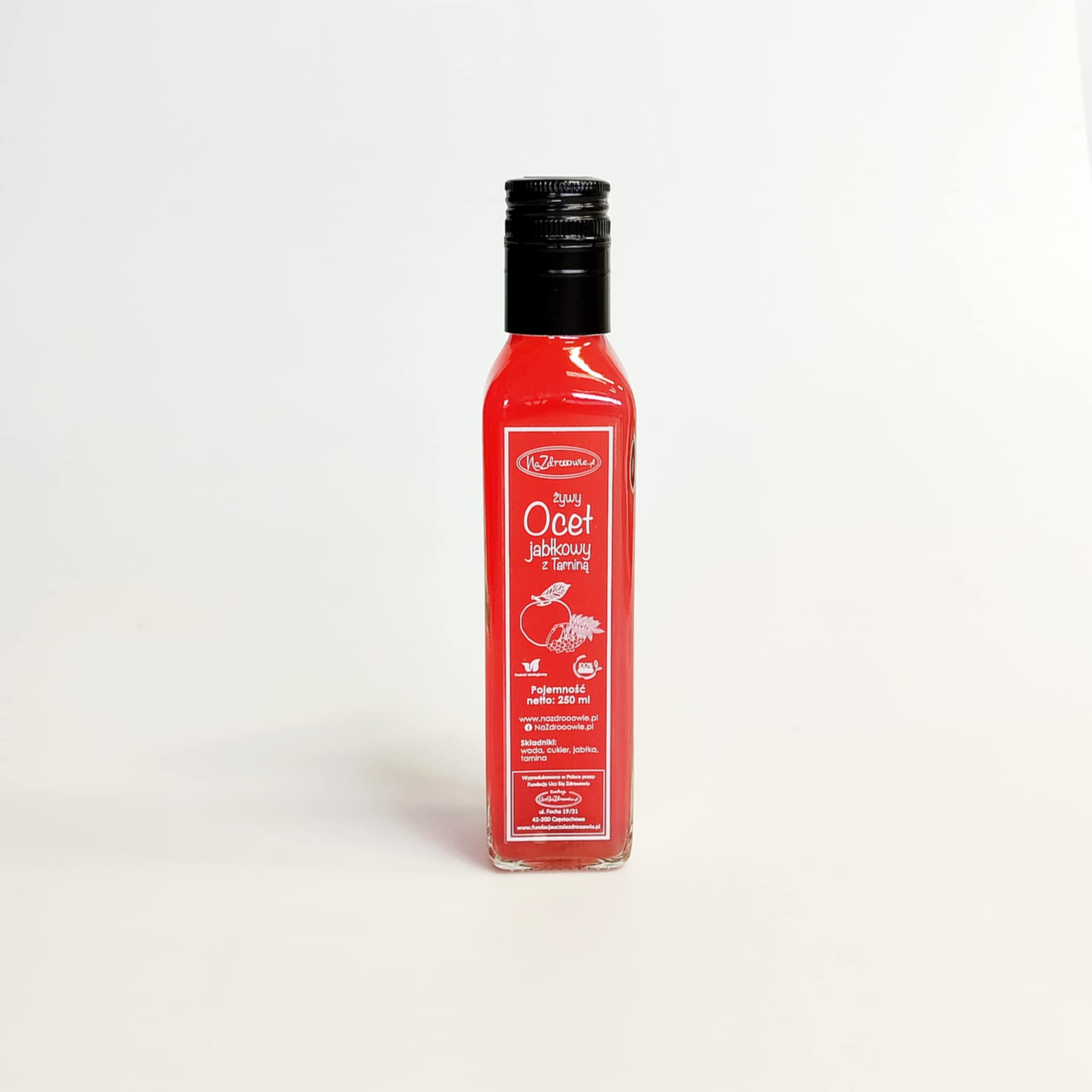 Żywy Ocet Jabłkowy z Tarniną 250 ml