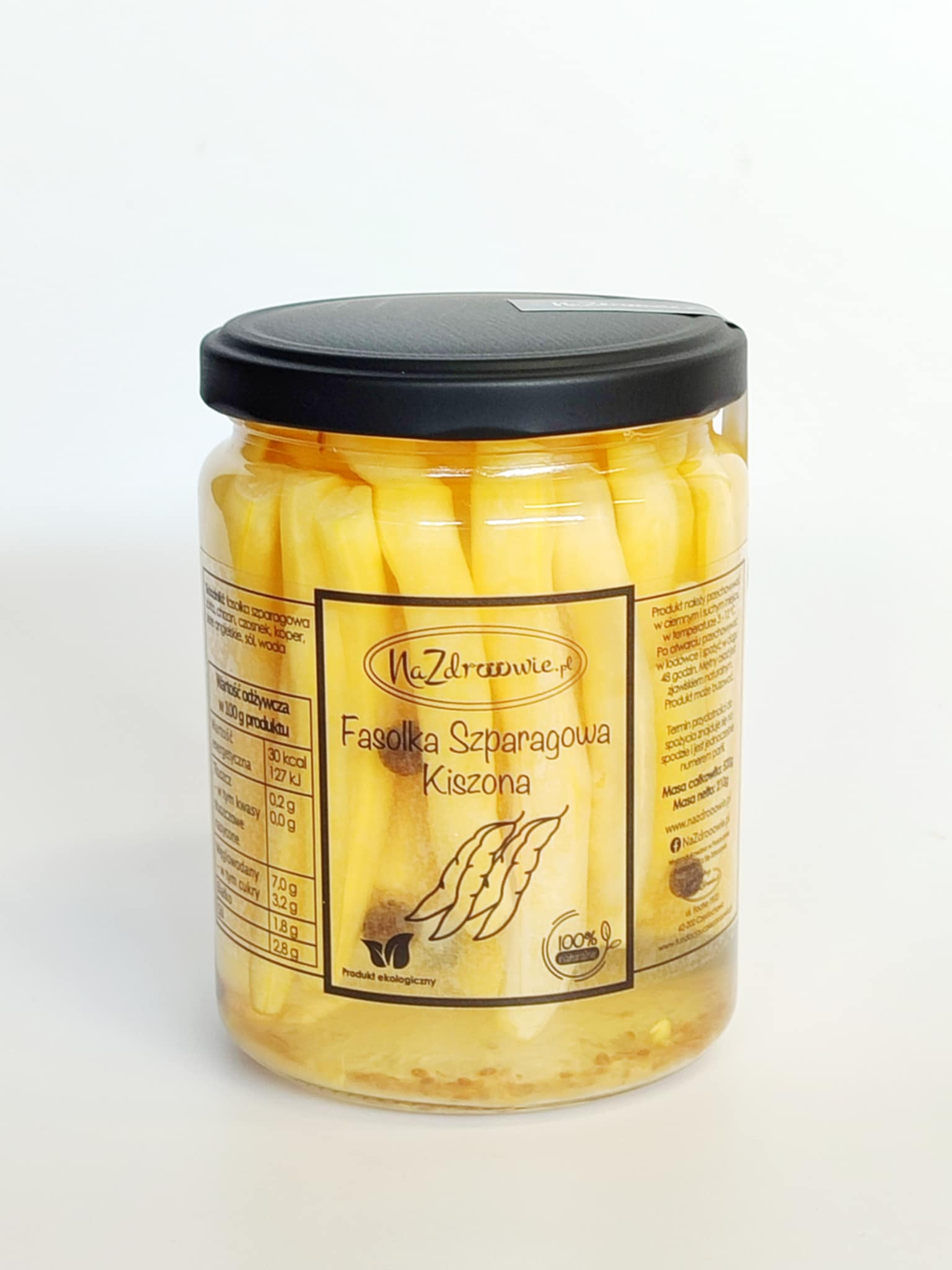 Fasolka Szparagowa Kiszona 210/520g